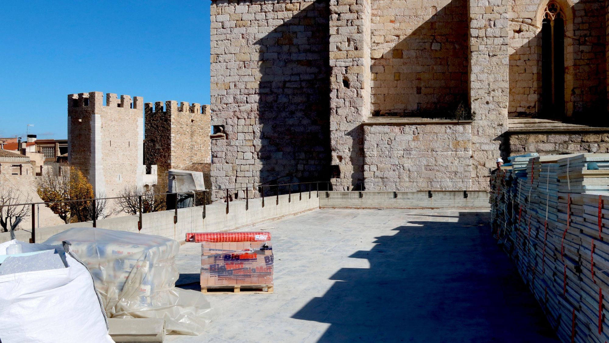 Terrat del claustre de l'antiga església de Sant Francesc