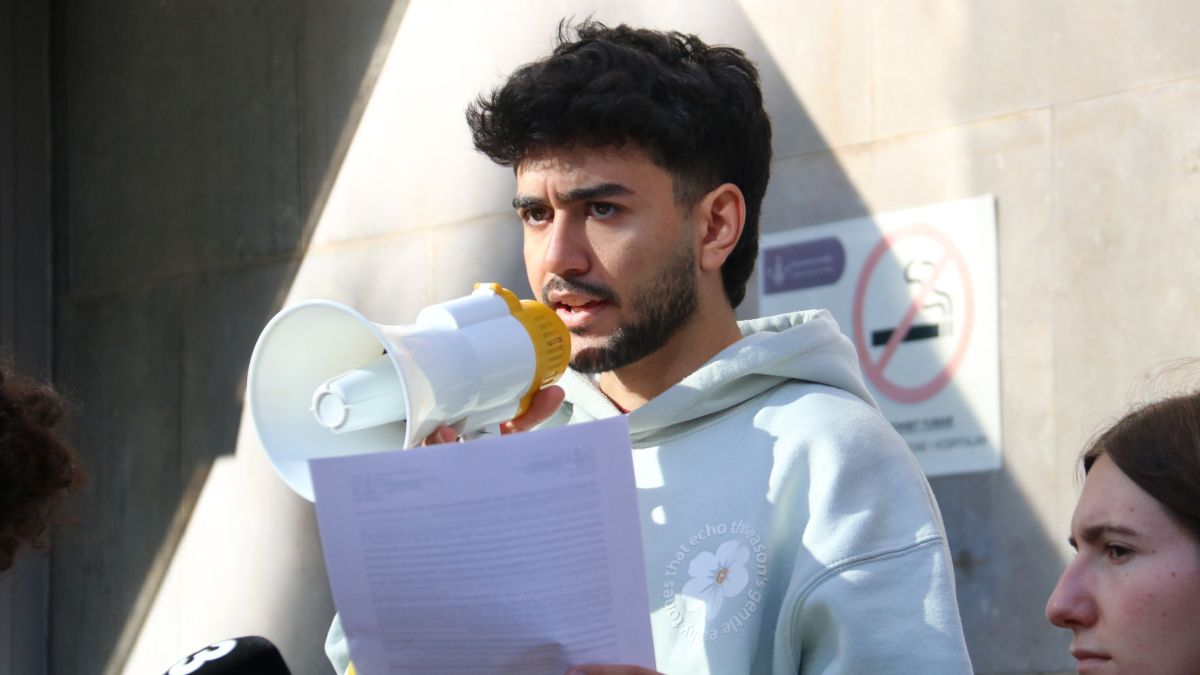 Els estudiants de Medicina de la UdL aturen les classes pel trasllat al campus d'Igualada (3)