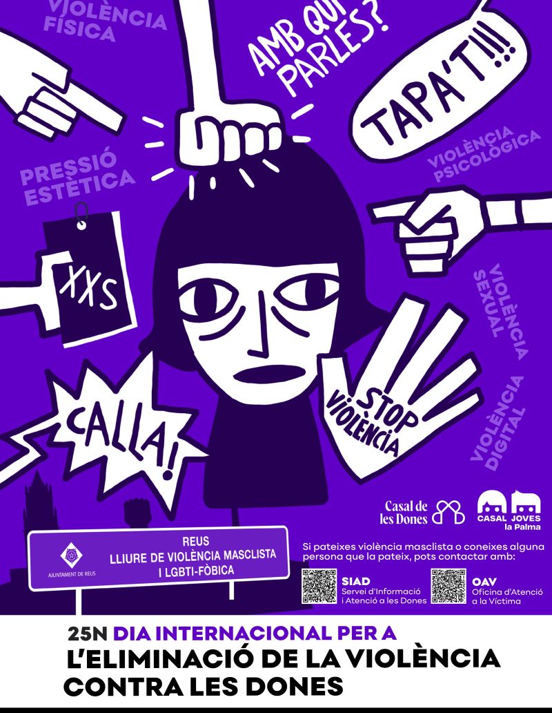 Cartell del Dia Internacional per a l'Eliminació de la Violència contra les Dones 2025 20251121114021