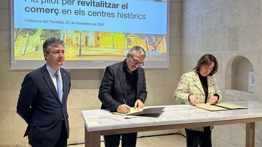 Vilafranca del Penedès participa en un pla pilot per revitalitzar el comerç dels centres històrics