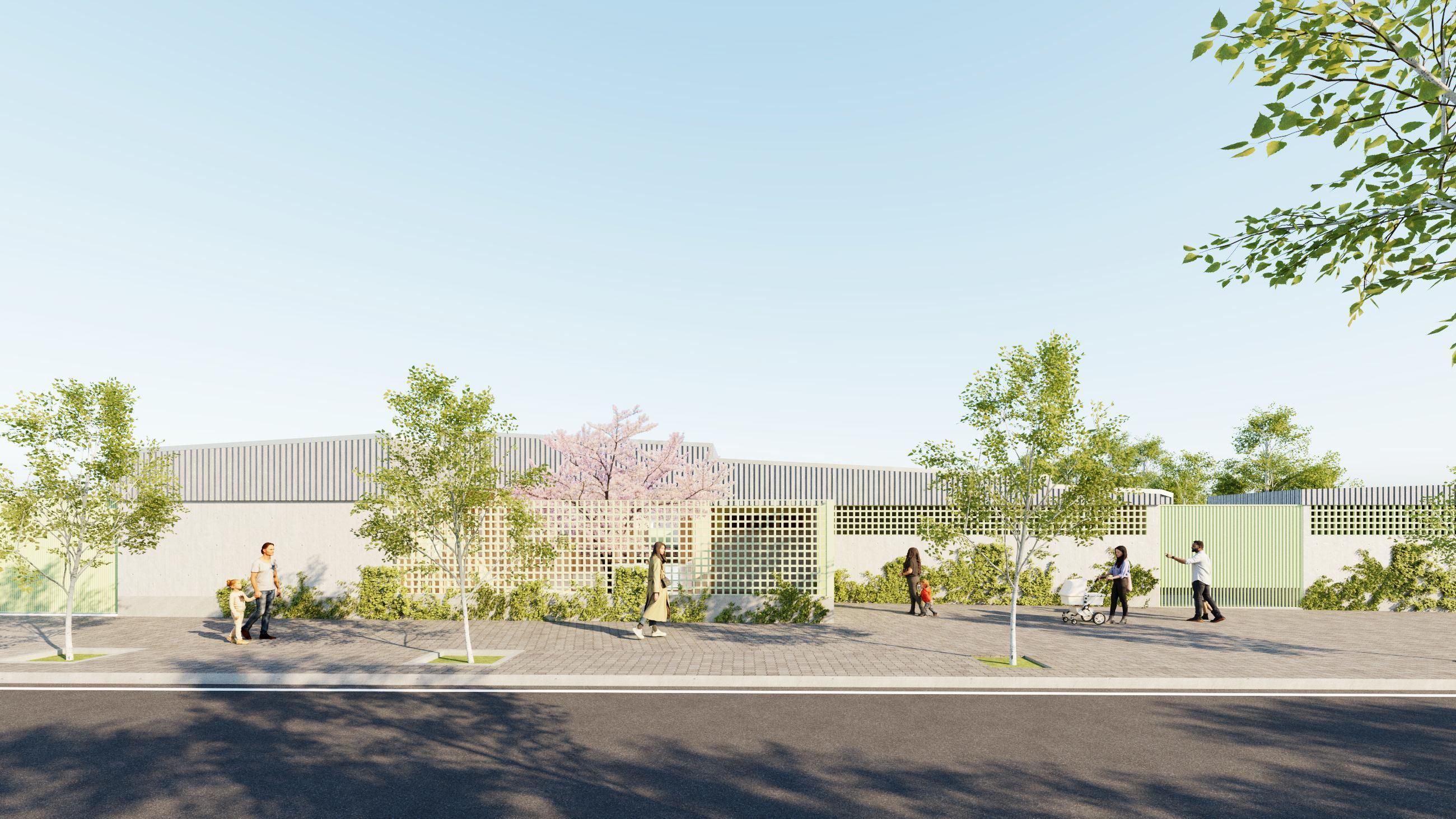 Imatge virtual del projecte de l'escola bressol municipal L'Ametller Reus 1