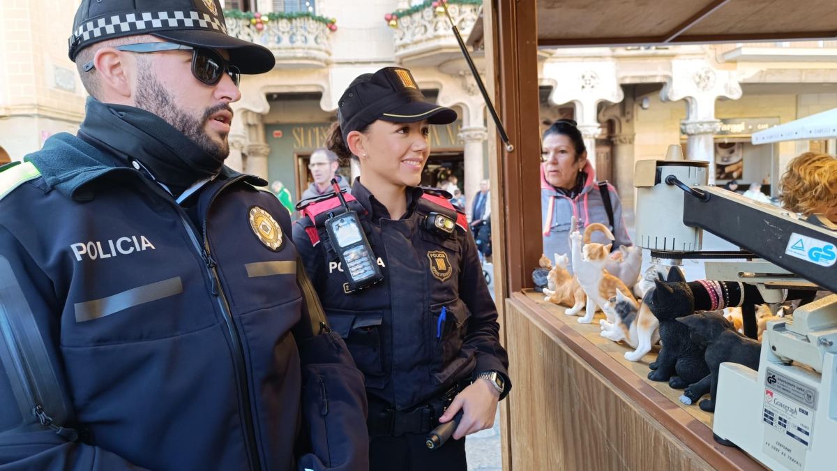 Guàrdia Urbana de Reus per les festes de Nadal