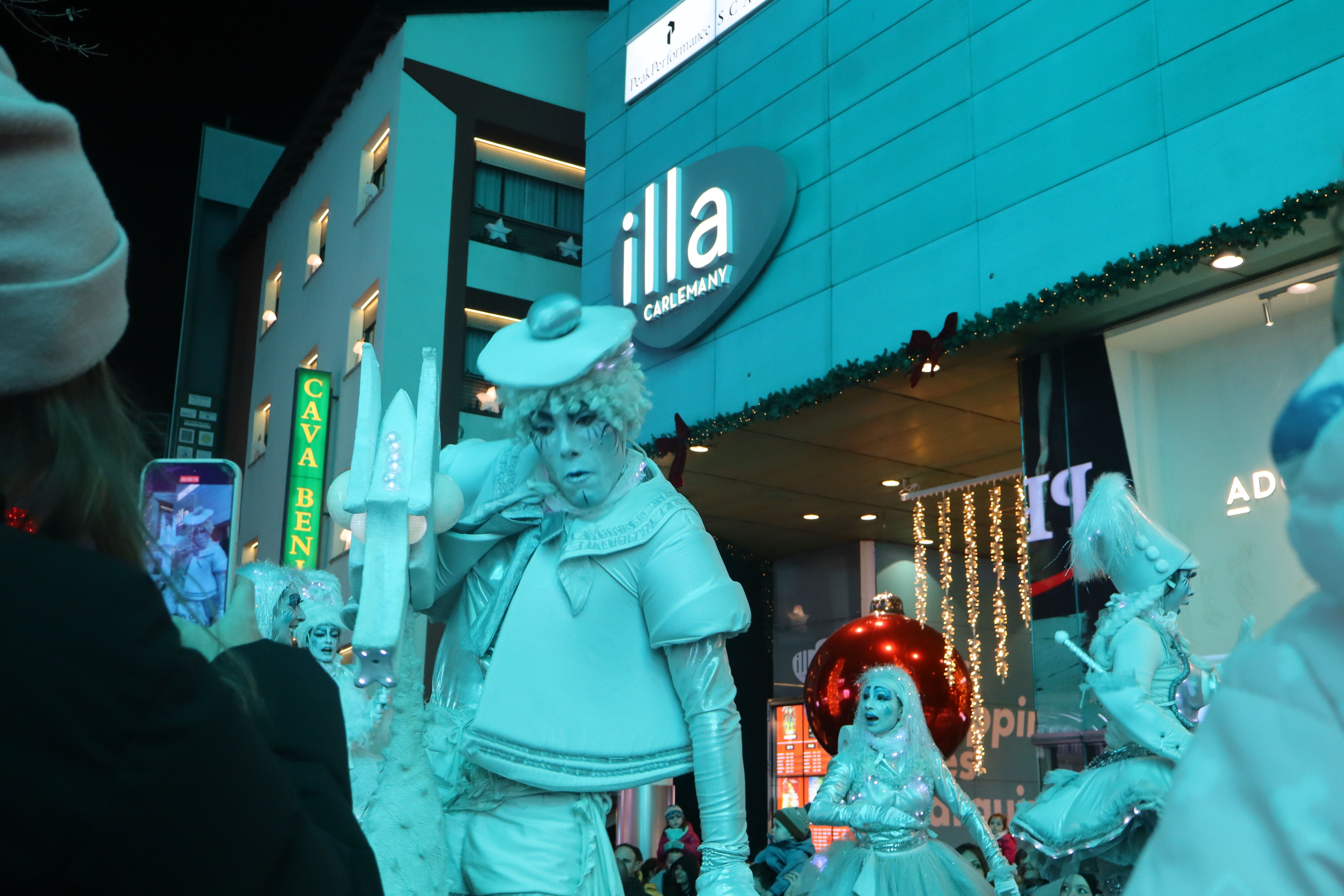 Espectacle posterior a l'encesa de llums d'Andorra la Vella i Escaldes Engordany 1