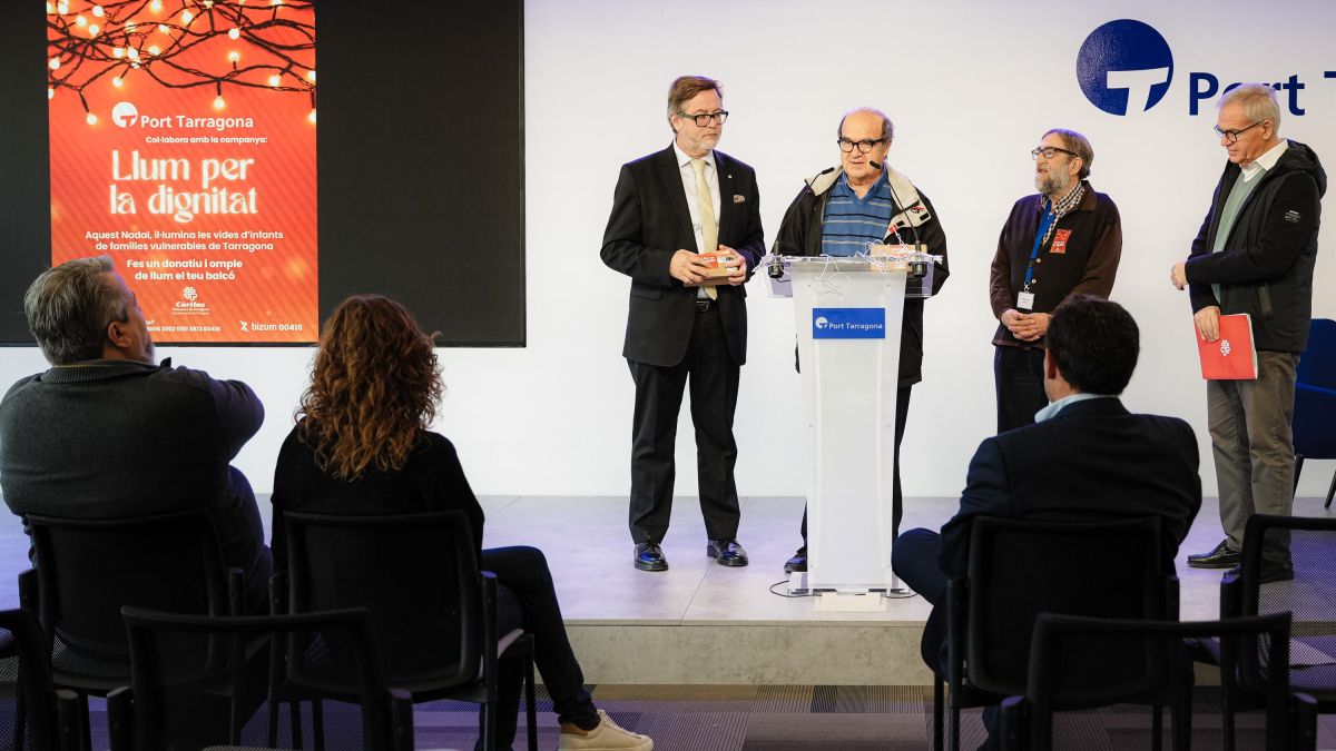 Port Tarragona se suma a la campanya solidària de Nadal ‘Llum per la dignitat’ de Càritas Tarragona 1