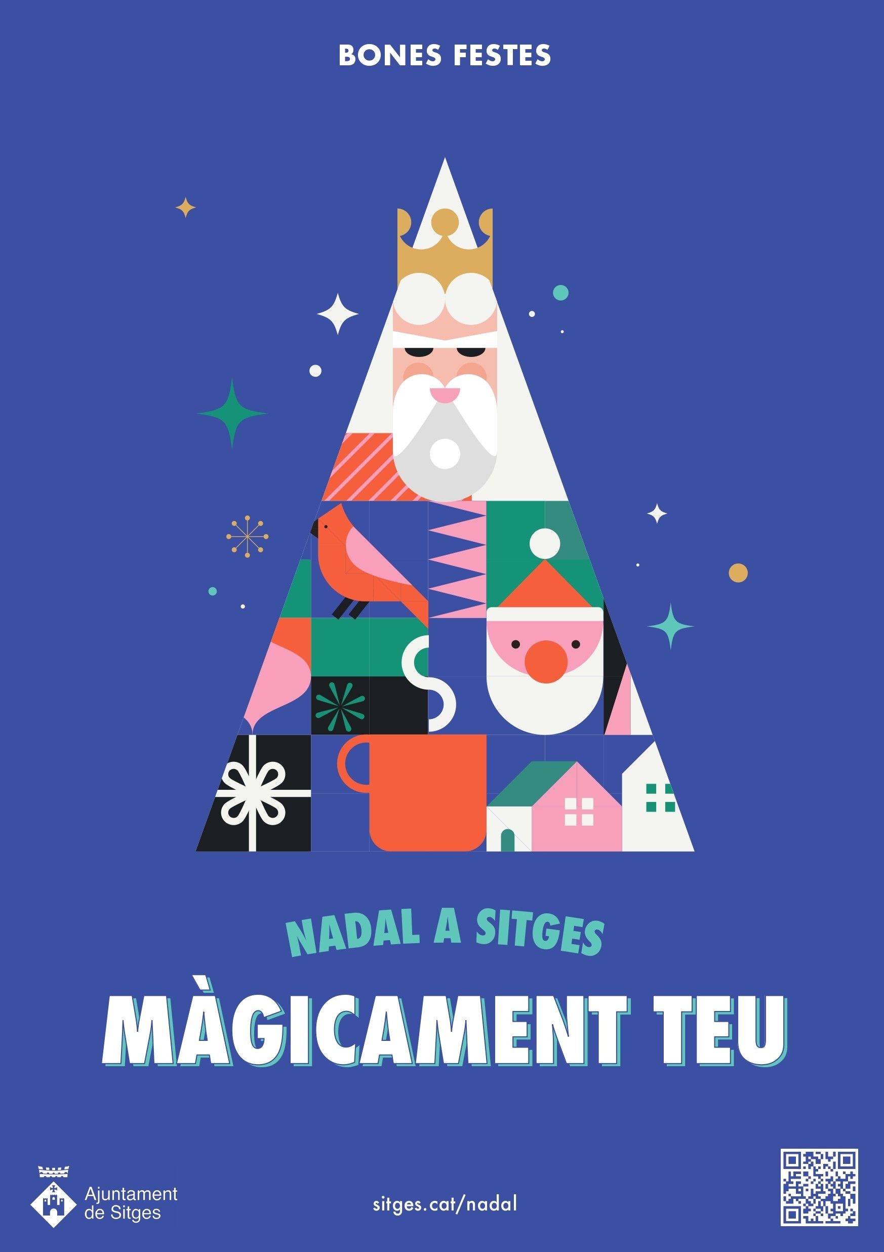 Cartell del Nadal 2025 a Sitges