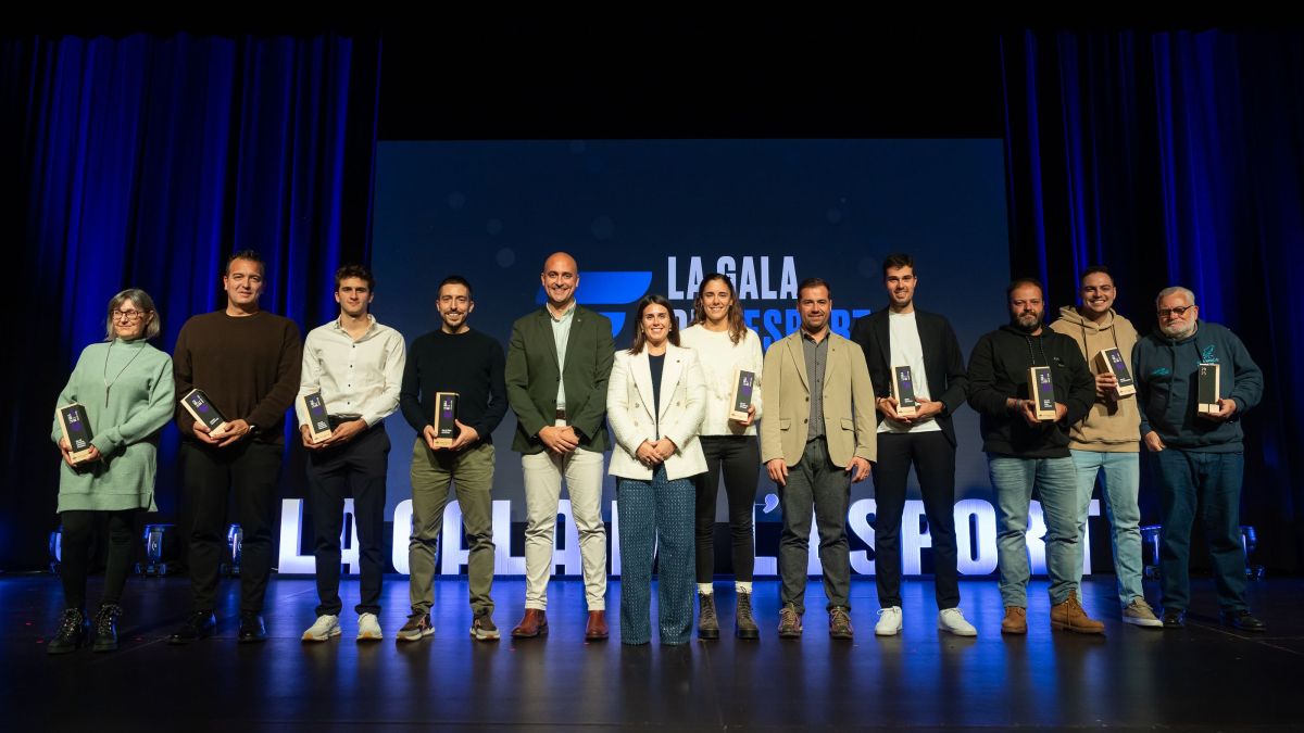 Els premiats de la primera edició de la gala de l'esport d'Encamp