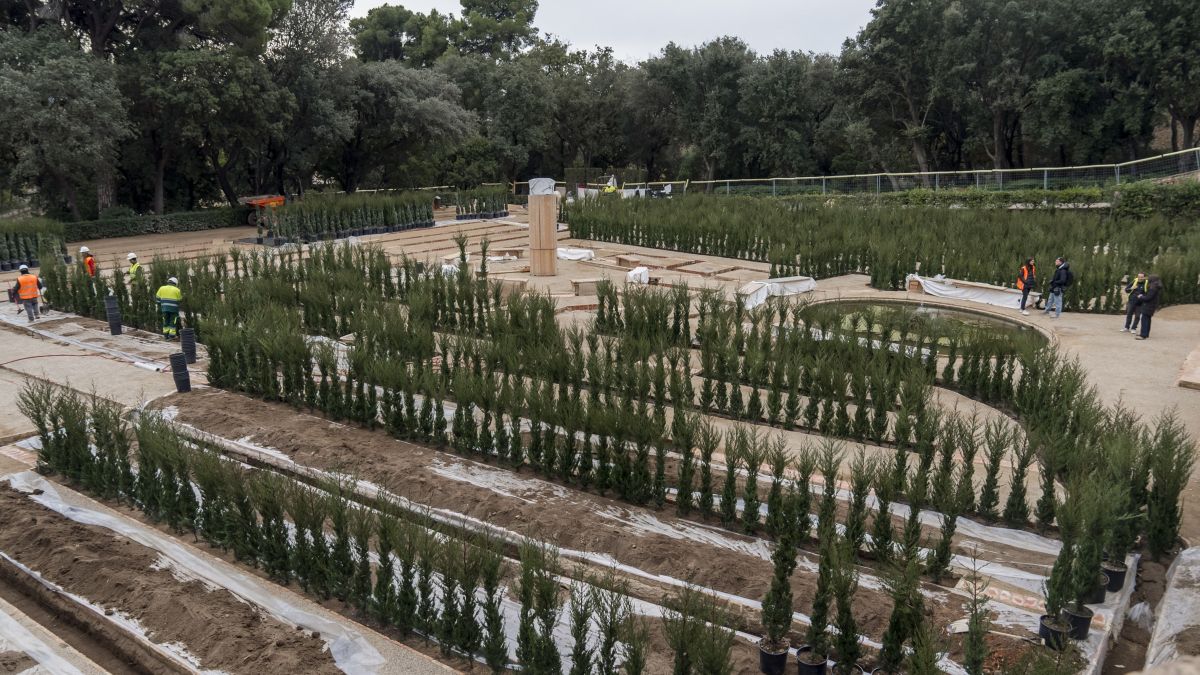 Barcelona inicia la plantació de 2.211 xiprers per restaurar el Laberint d’Horta 1