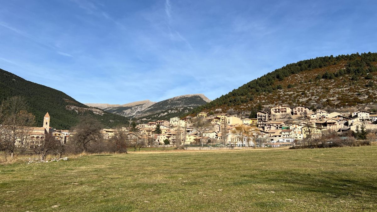 Vista panoràmica de Gósol (Berguedà)