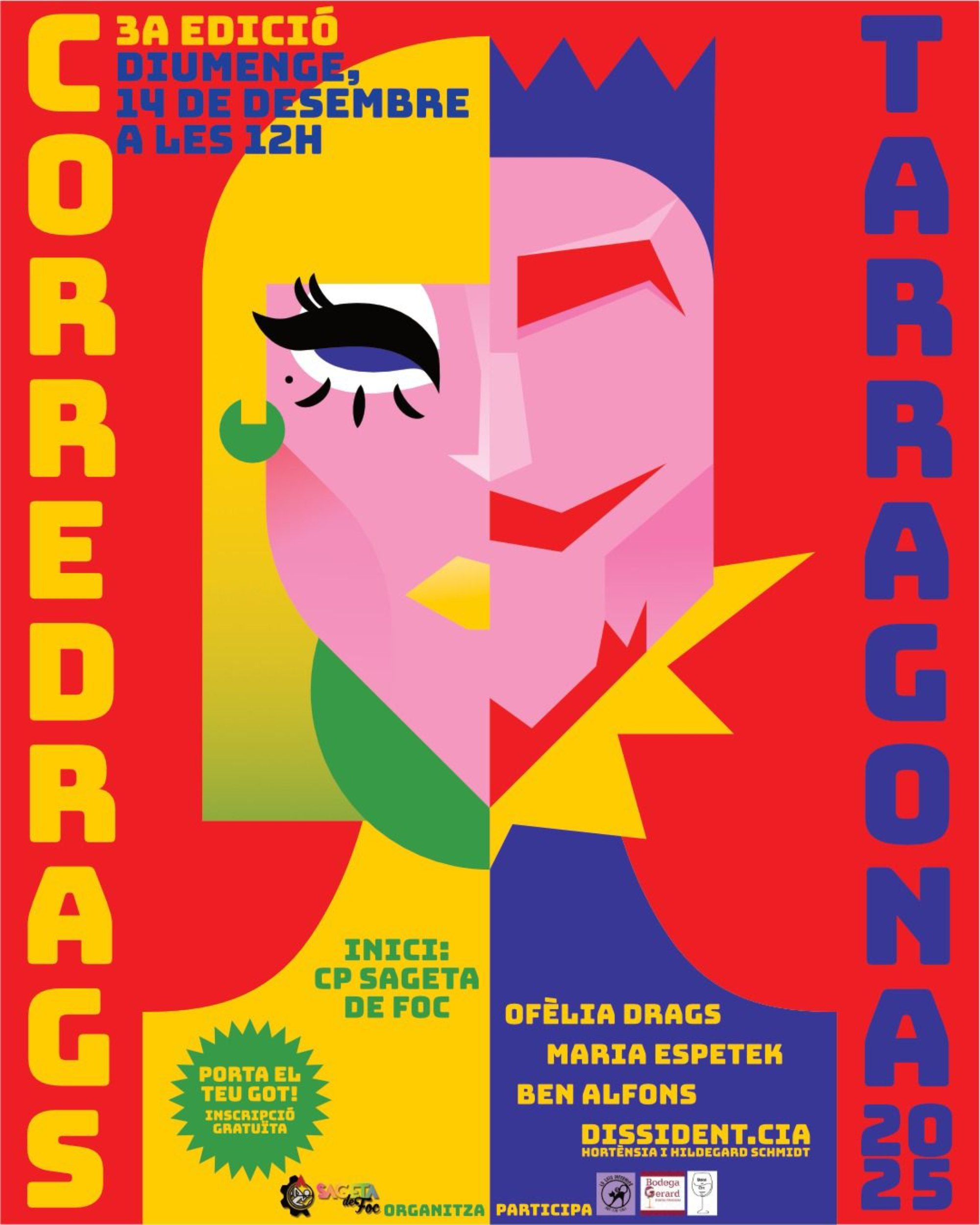 Cartell del Corredrags 2025 a Tarragona