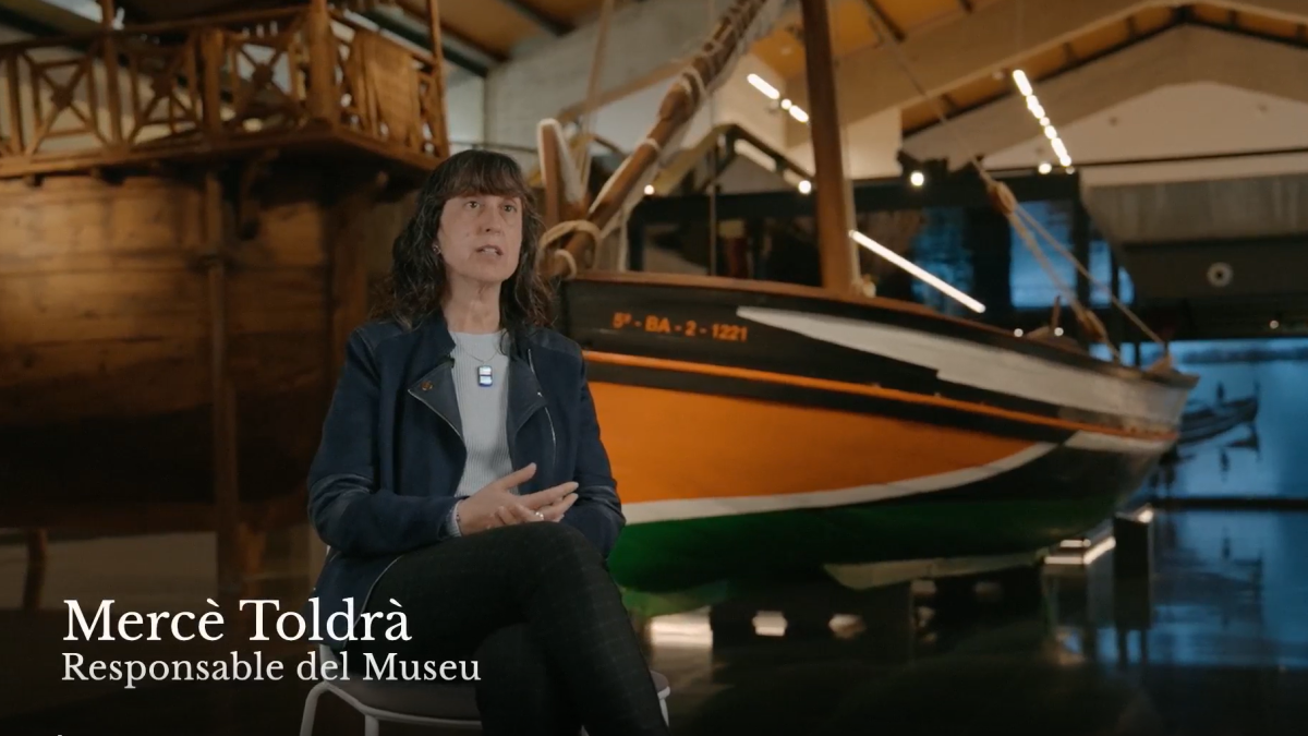 La directora del Museu del Port de Tarragona, Mercè Toldrà