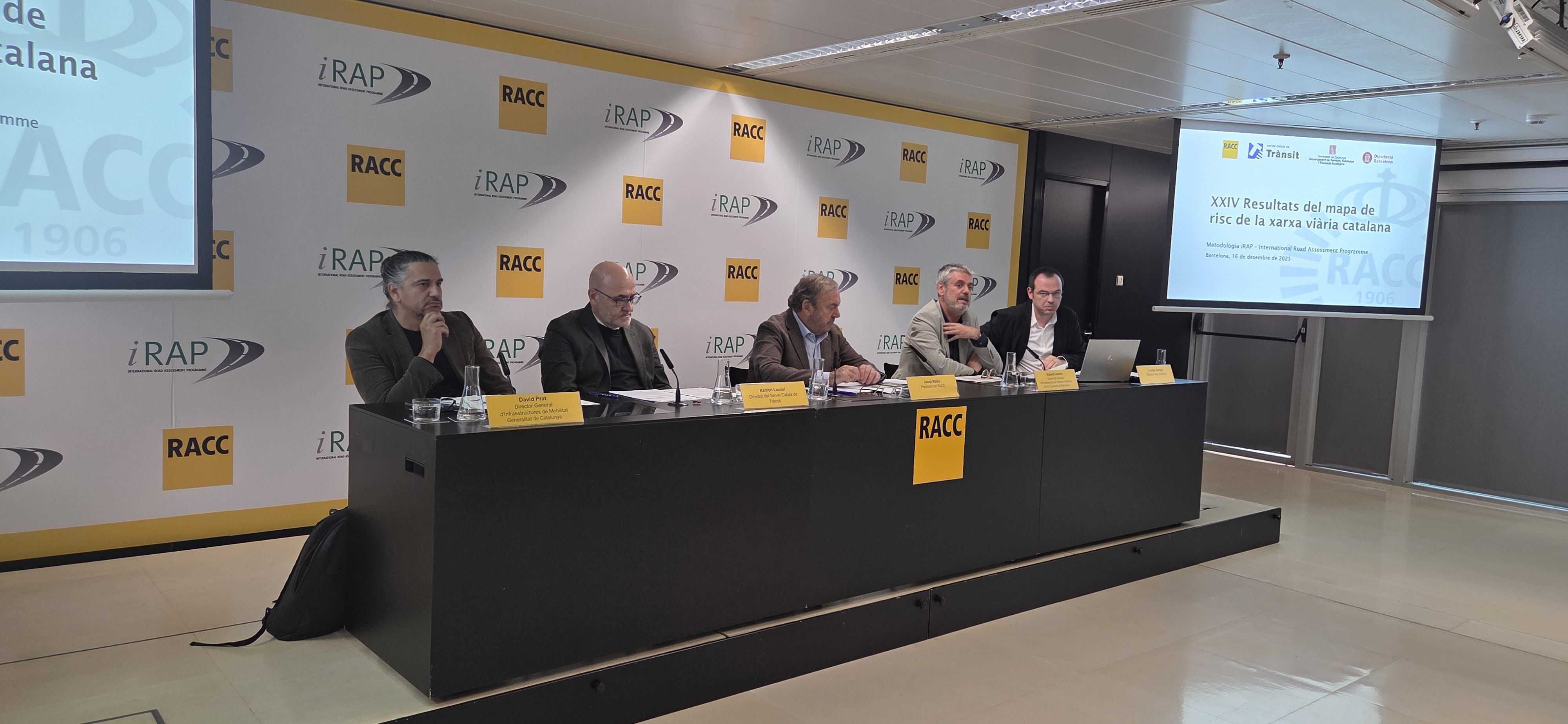 Acte de presentació de la 24a edició del mapa de risc de la xarxa viària catalana | FOTO: Edgar Mata Roca / Diputació de Barcelona Acte de presentació de la 24a edició del mapa de risc de la xarxa viària catalana | FOTO: Edgar Mata Roca / Diputació de Barcelona