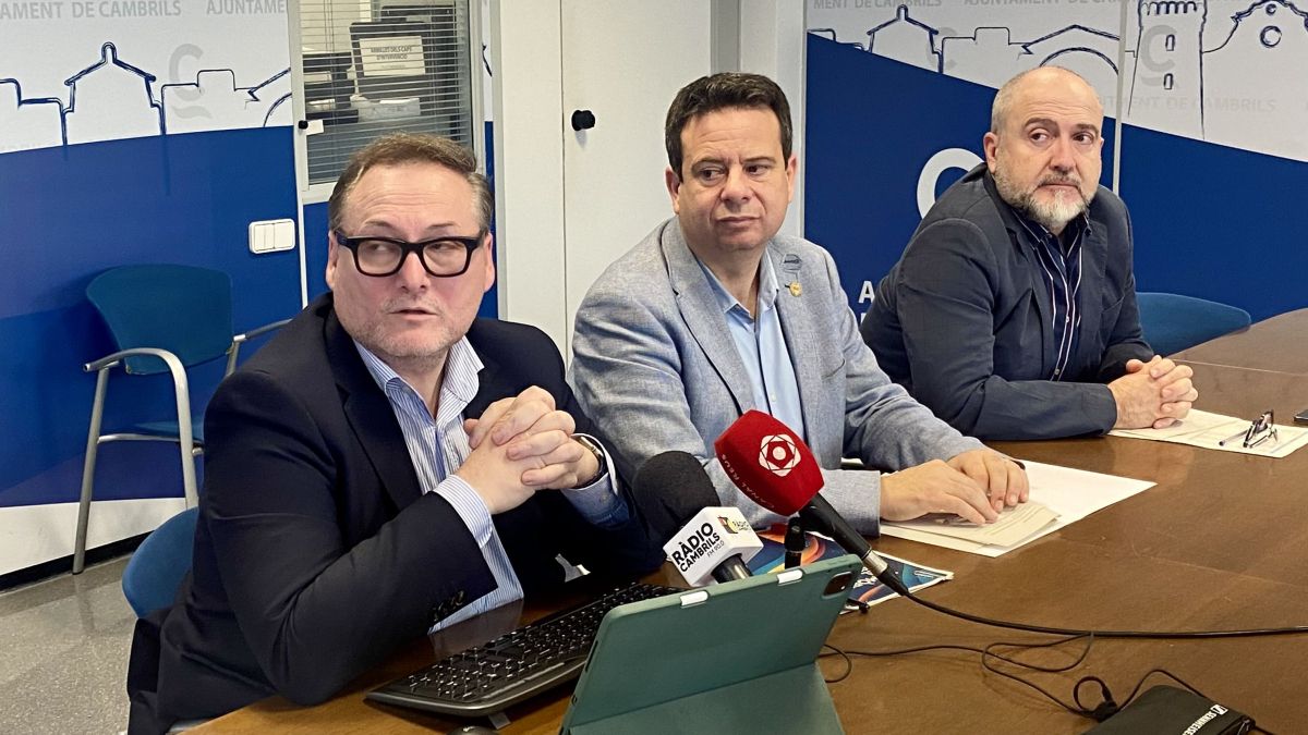 David Chatelain, Oliver Klein i Alfredo Clúa presenten els Pressupostos 2026 de Cambrils