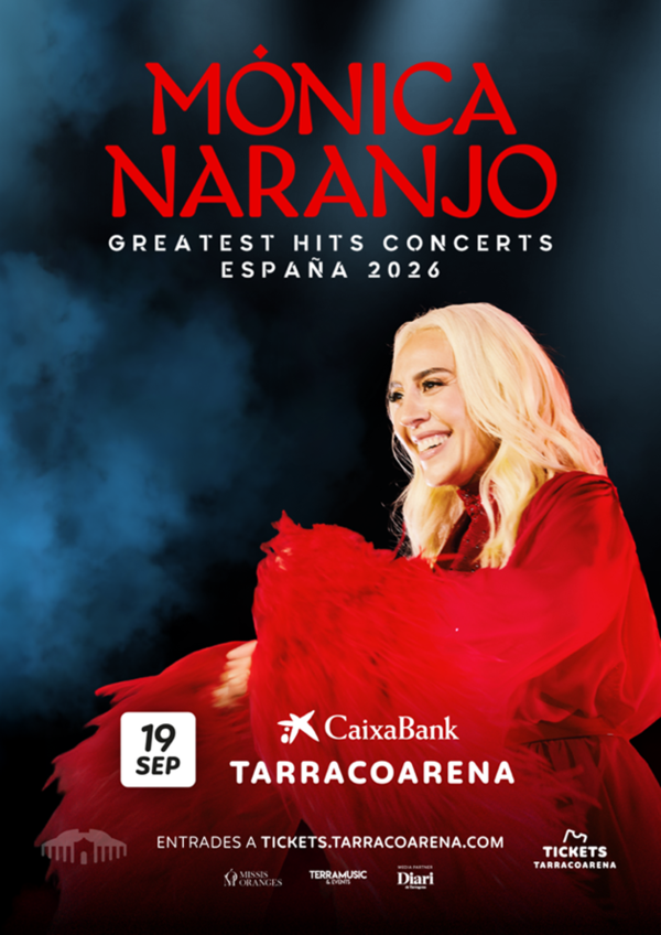 Cartell del concert de Mónica Naranjo a Tarragona