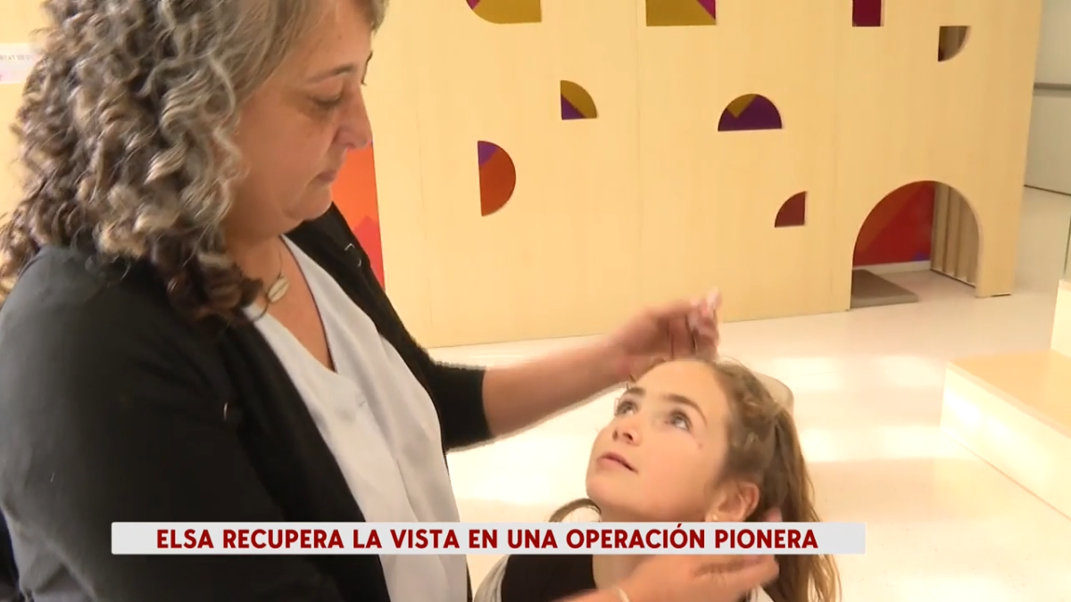 Elsa, la nena de 6 anys que ha recuperat la vista 1