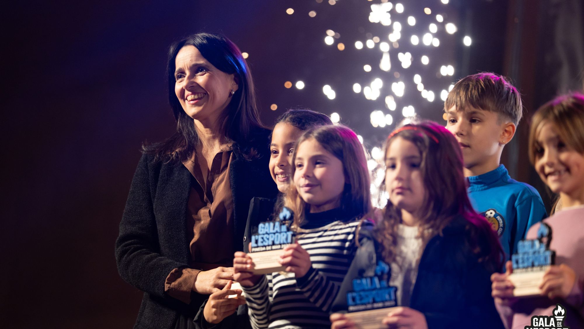 L'alcaldessa de Pineda de Mar, Sílvia Biosca, durant la 3a gala de l'esport (1)