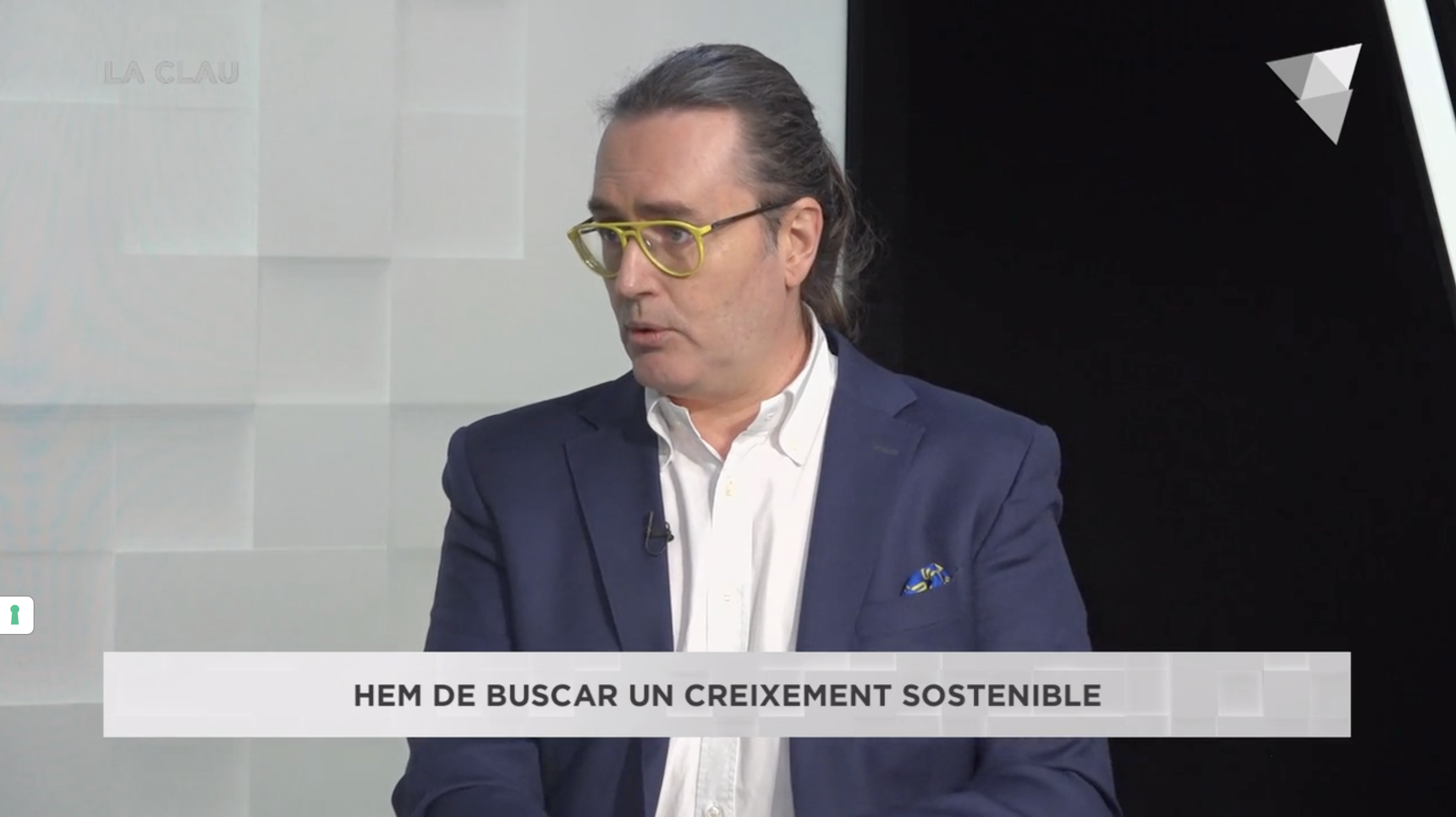 Un momento de la entrevista a Naudi en La Clau de ATV