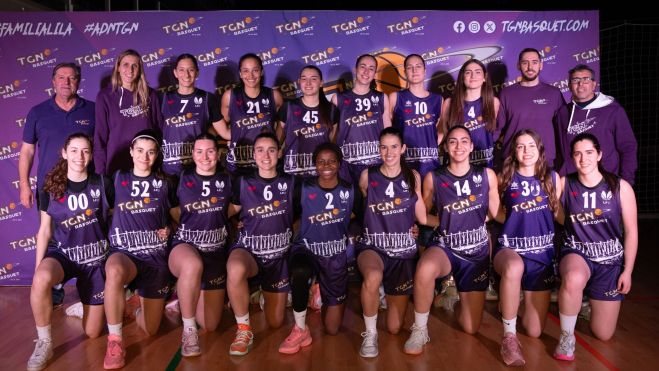 Plantilla del TGN BAsket Femení