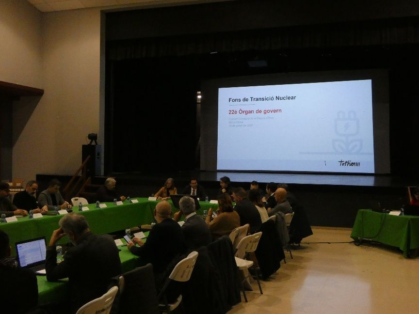 22a reunió de l’Òrgan de Govern dels Fons de Transició Nuclear 1