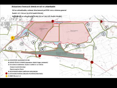 Plànol del polígon industrial Torreblanca Quatre Pilans de Lleida