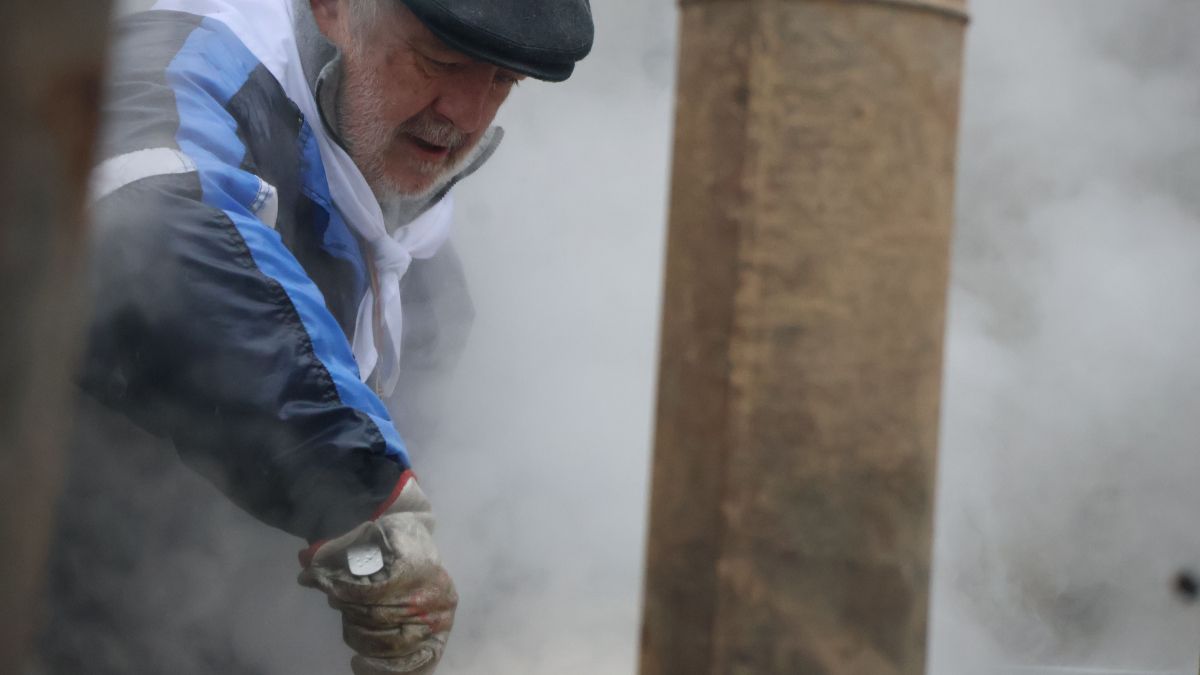 Un membre de la germandat de Sant Sebastià