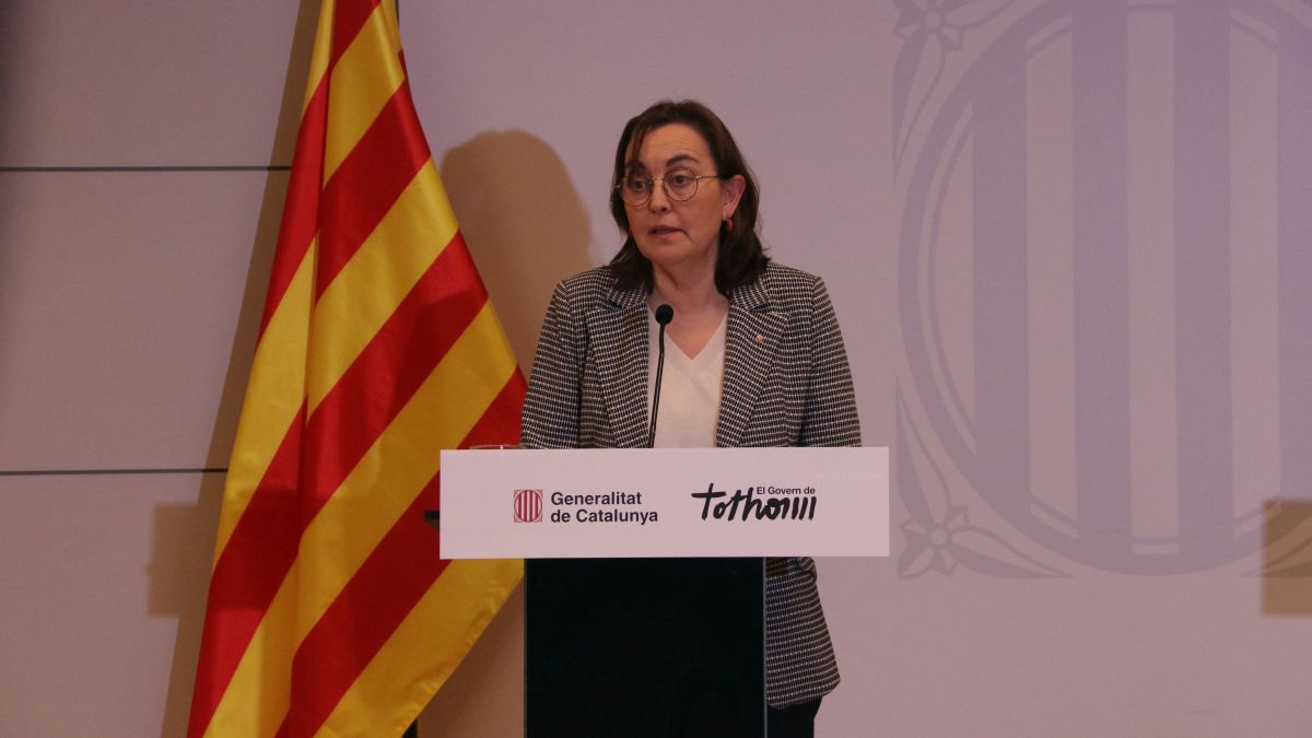 La consellera de Territori, Sílvia Paneque, durant la roda de premsa