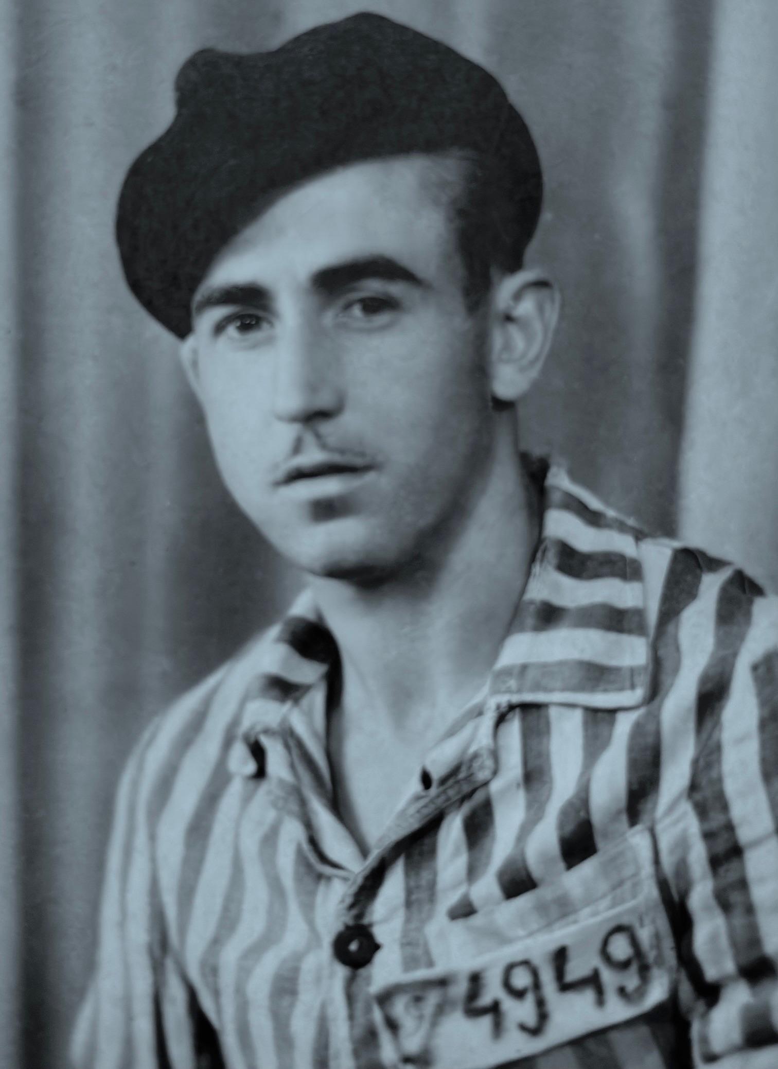 Manolo San Martín, oncle de Josep San Martín i deportat lleidatà al camp de concentració nazi de Mauthausen.
