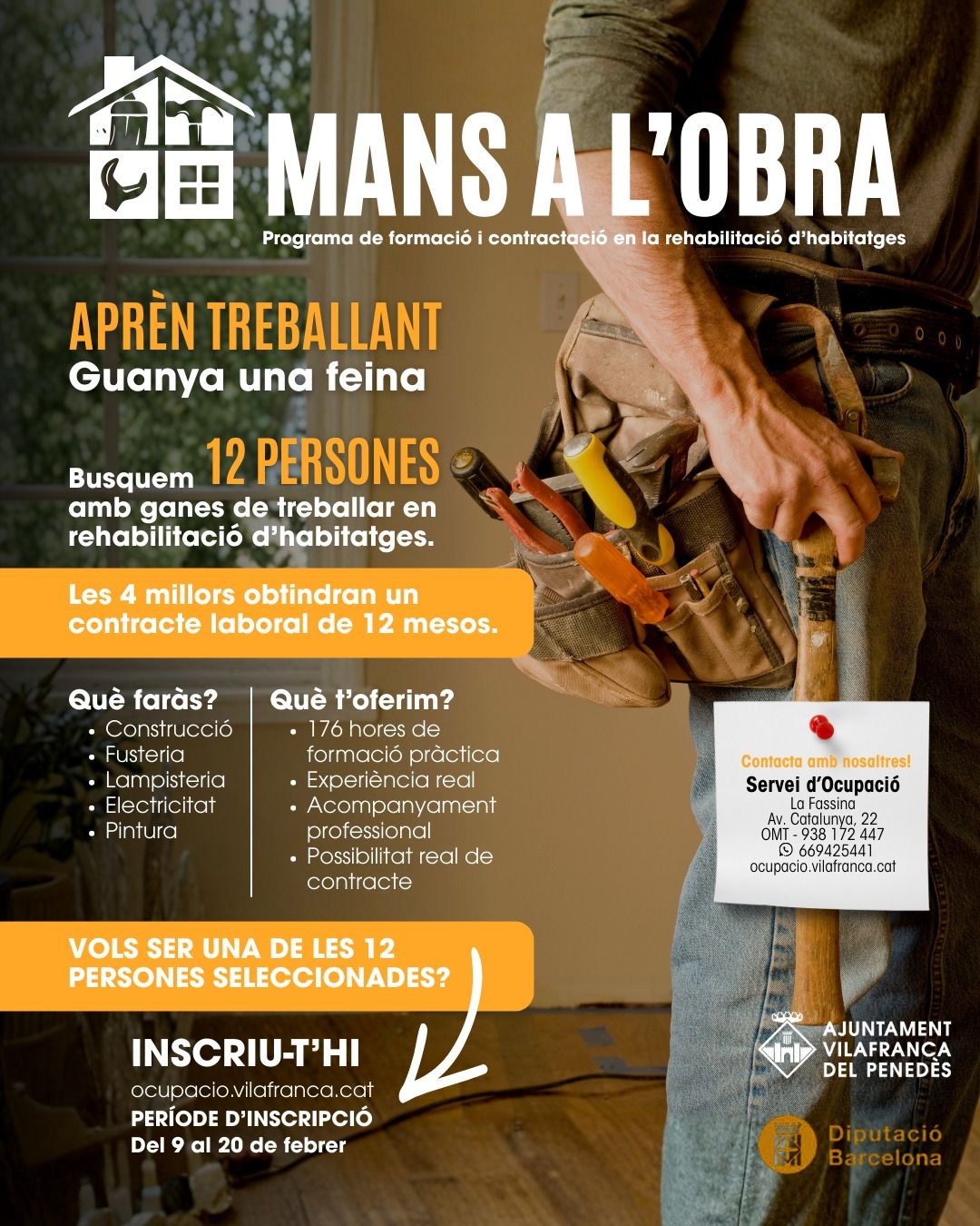 Mans a l'obra Vilafranca del Penedès