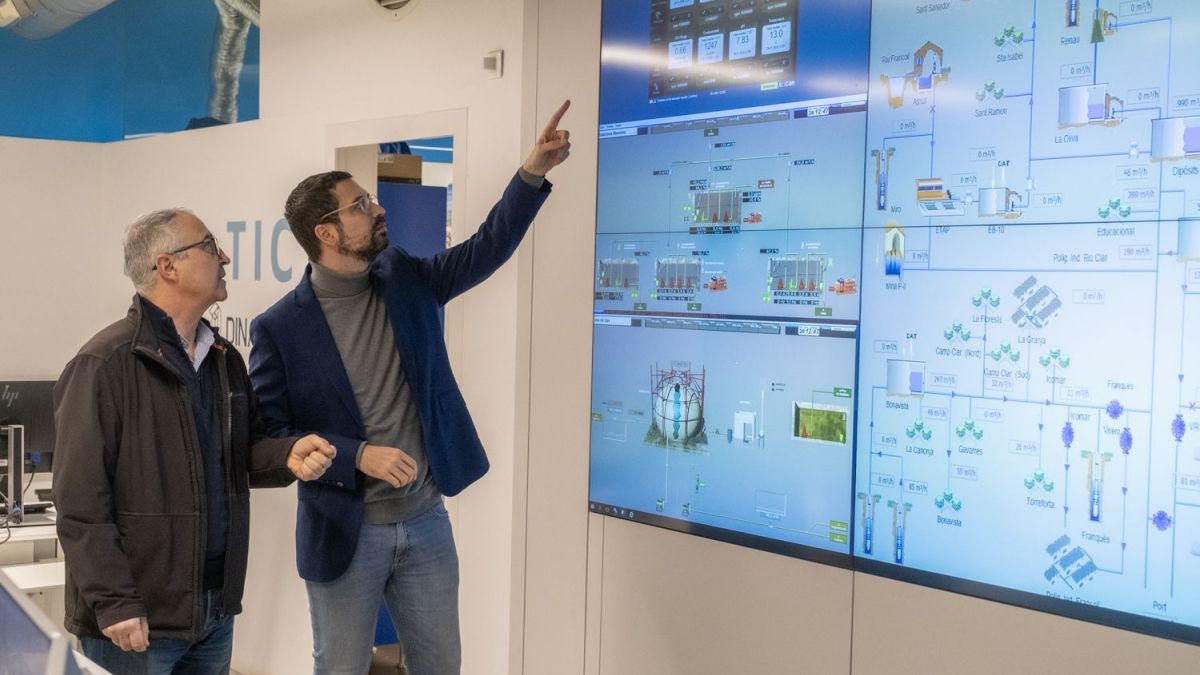 El president d'Ematsa, Nacho Garcia, i el director gerent, Dani Milan 2