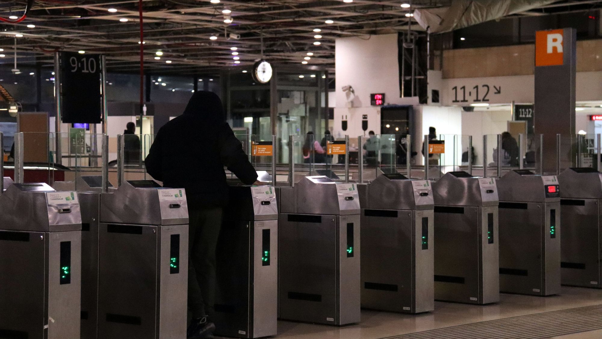 El vestíbul de l'estació de Sants de Barcelona