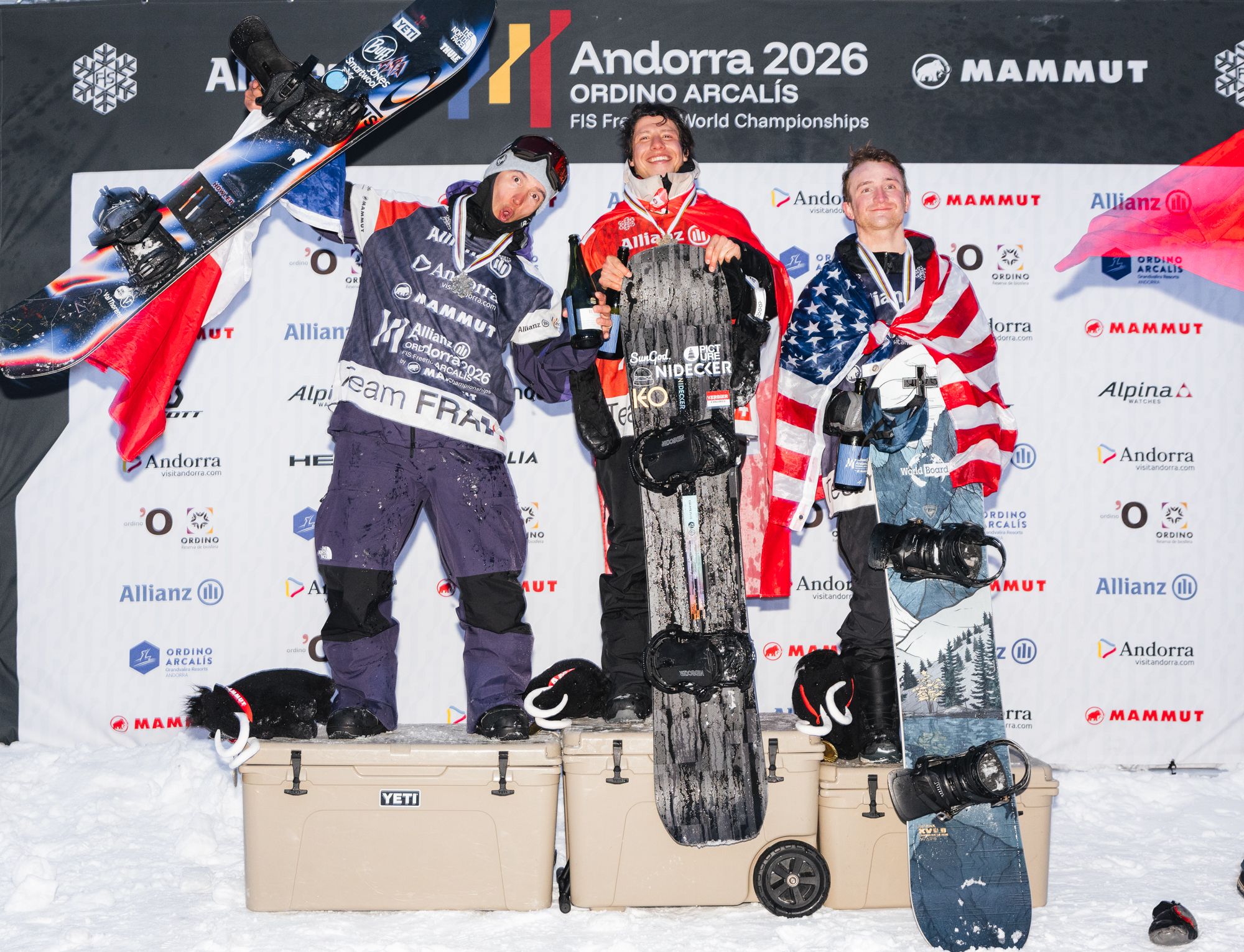 primers Campions del Món de Freeride FIS