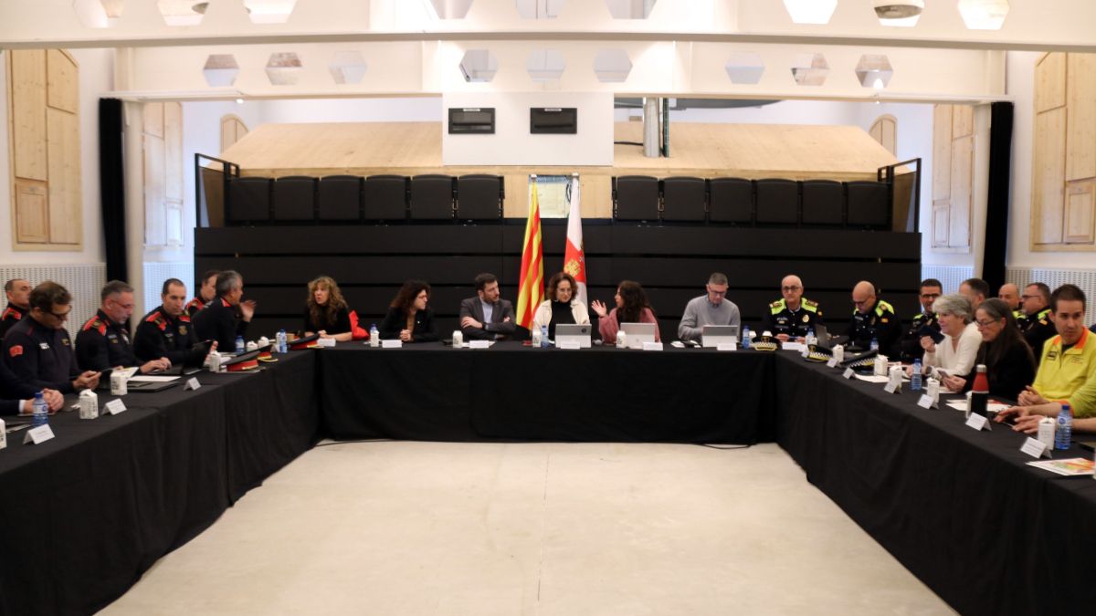 Reunió de la Junta Extraordinària de Seguretat de Sitges per al Carnaval