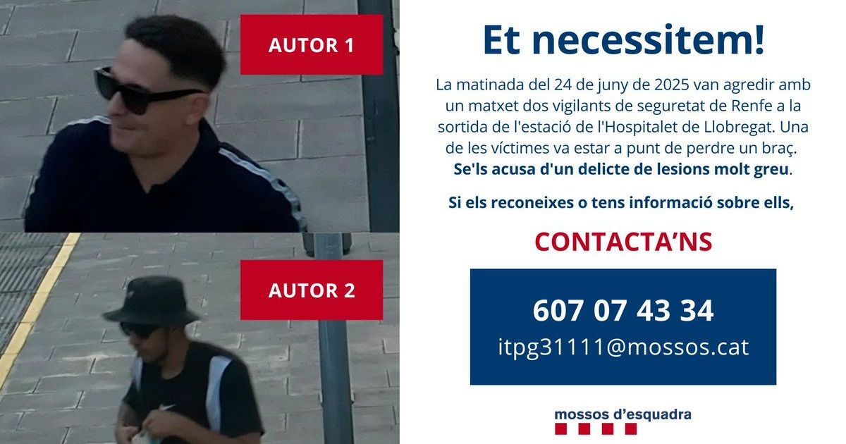 Agressors renfe Hospitalet