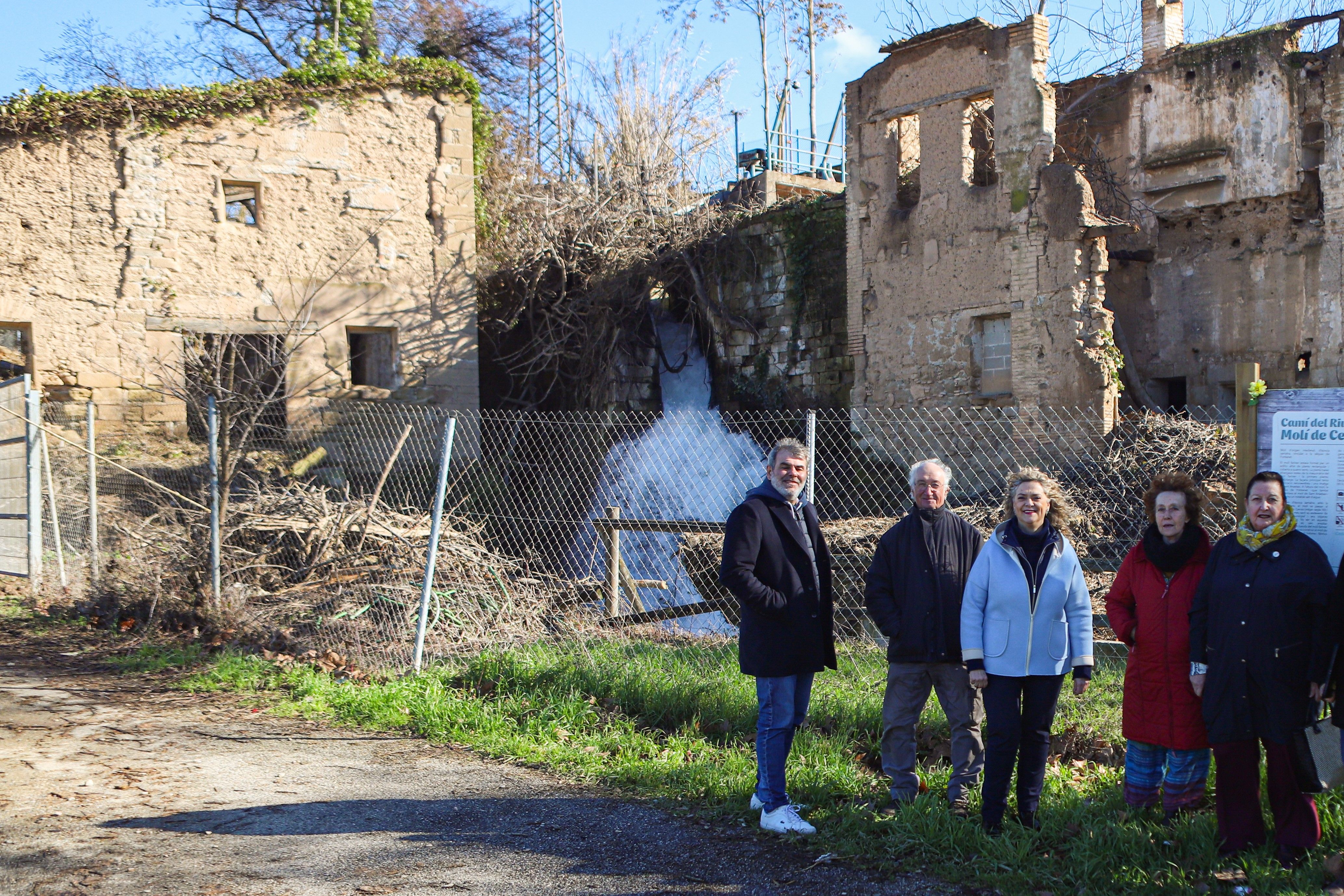 Visita al Molí de Cervià (JuntsXCat Paeria)