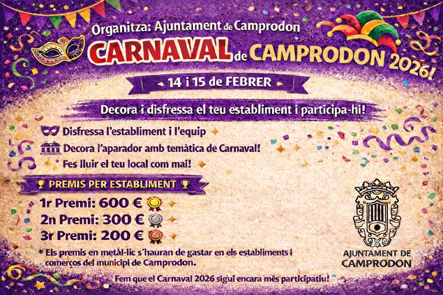 Carnaval 2026 a Camprodon Comerç