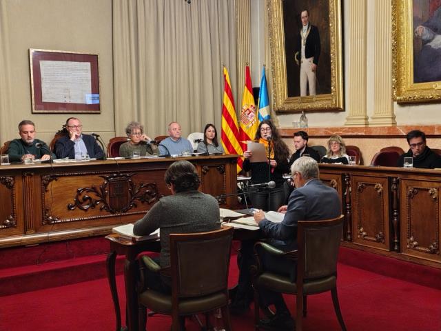 Intervenció del Sindicat de Llogateres al ple municipal de Vilanova i la Geltrú