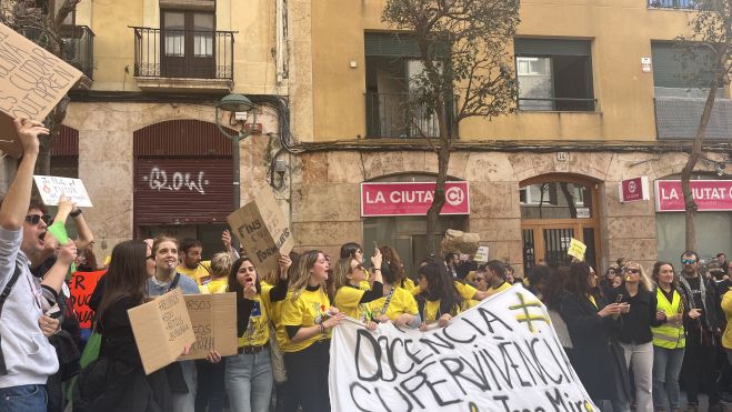 manifestació educació