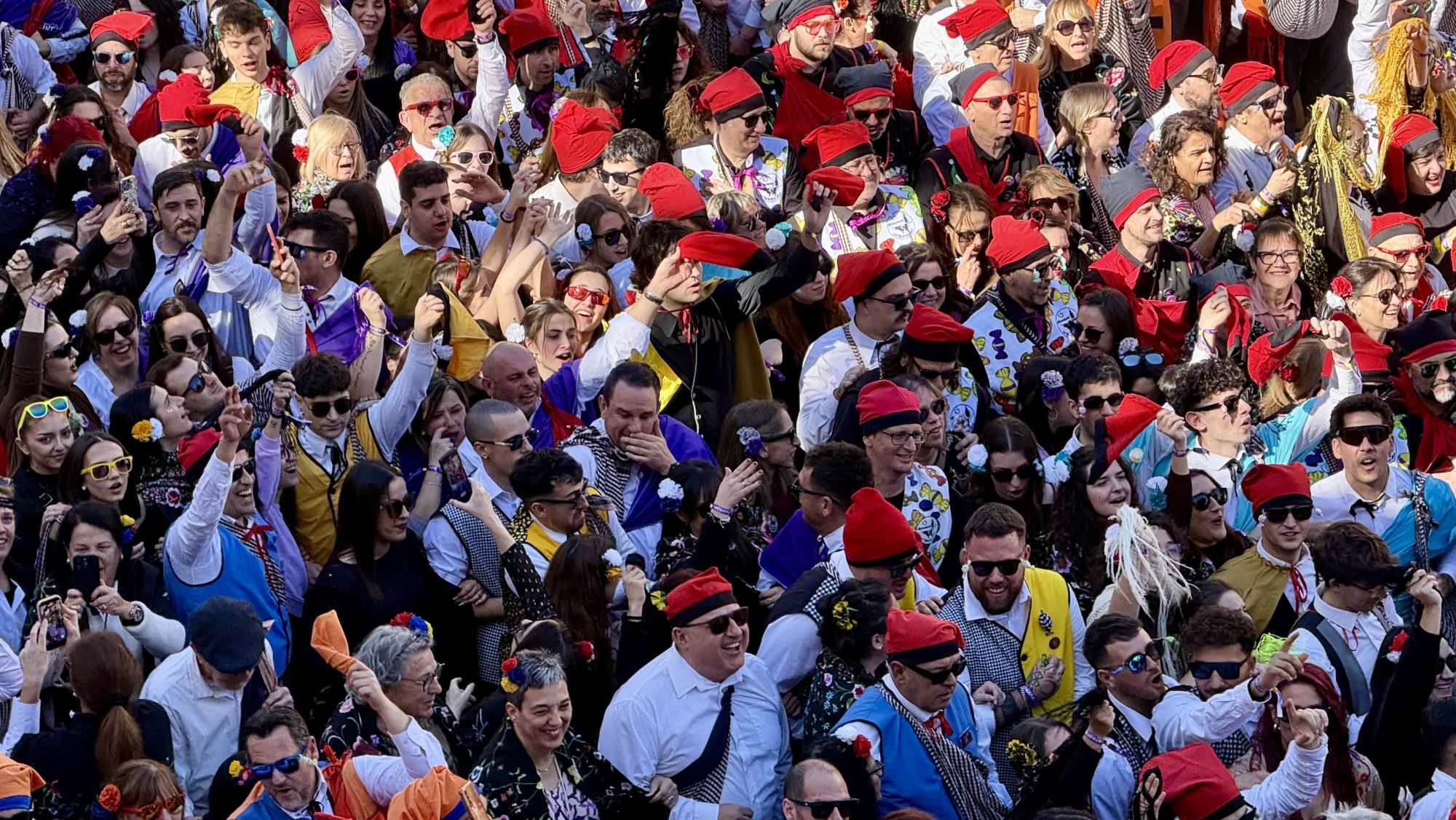 Participants al el Diumenge de Comparses a Vilanova i la Geltrú