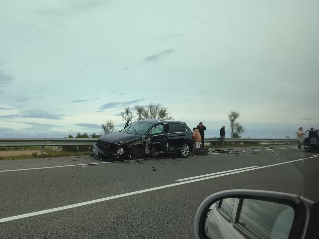 Accident a la C 31 a Ventalló | FOTO: @antiradarsgarrotxa2024