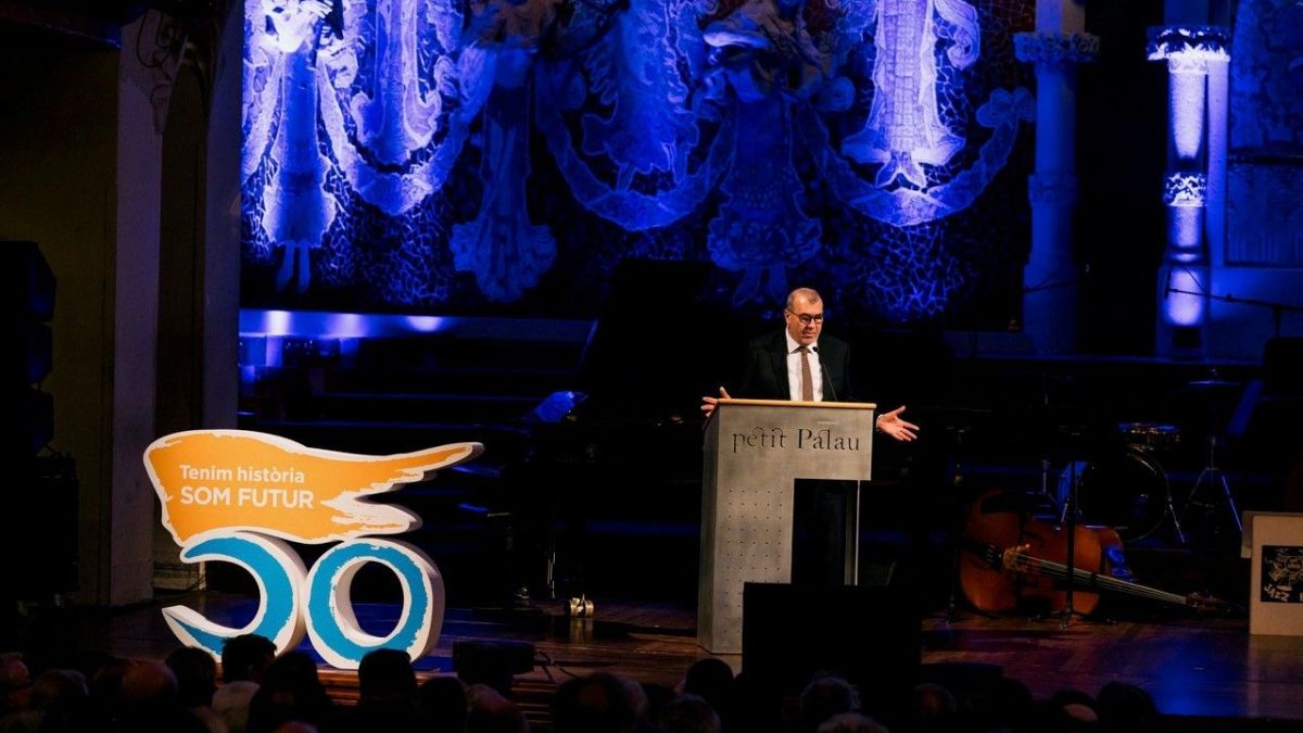 El president de La Unió, Joan Ma. Adserà