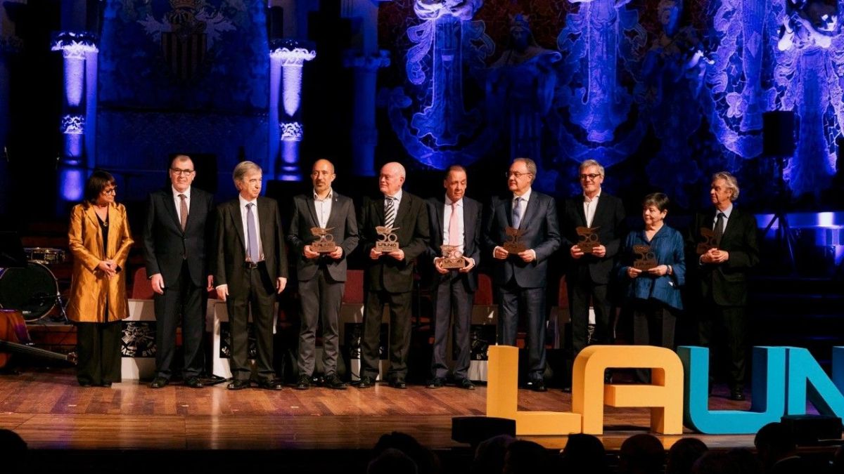 Premiats en la cloenda del 50è aniversari de La Unió