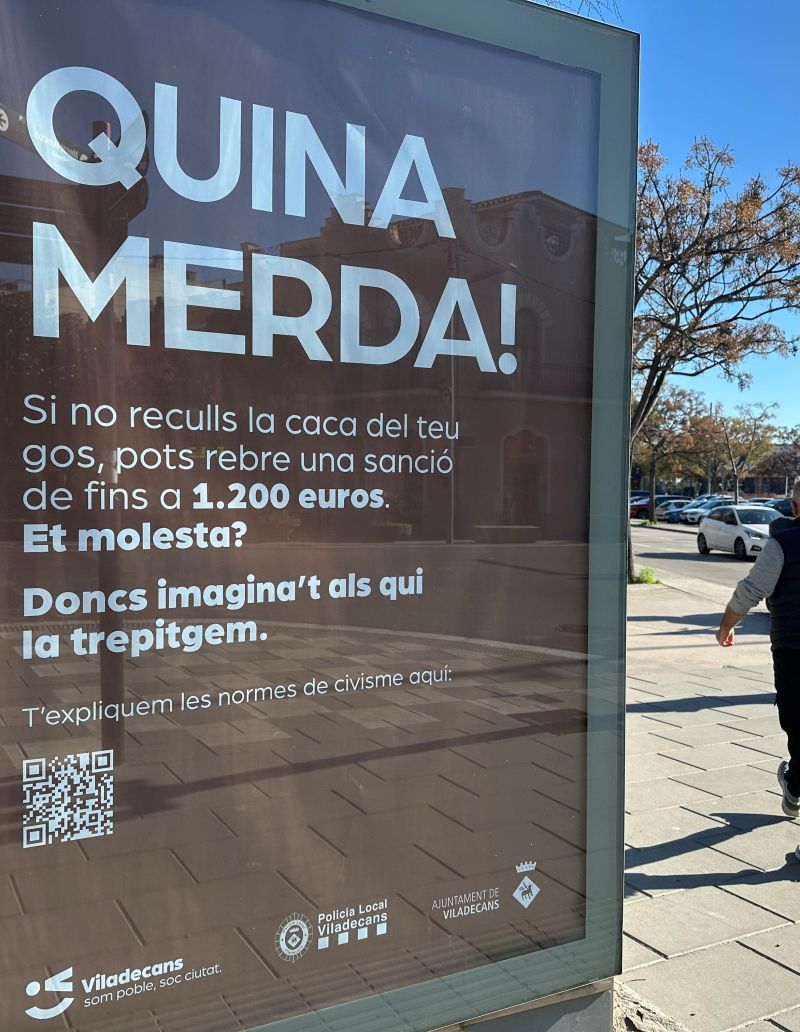 Campanya Quina merda Caques de gossos Viladecans