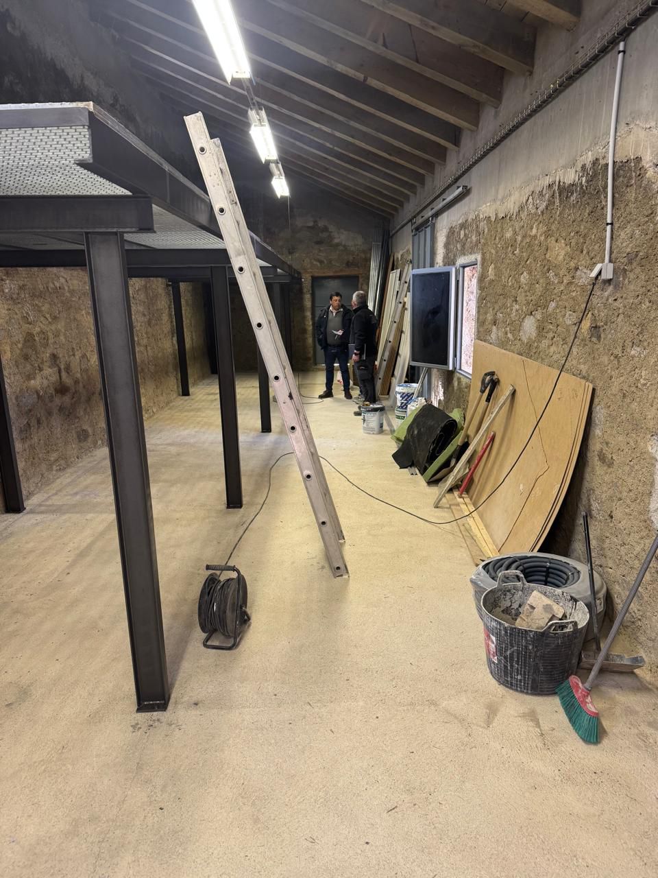 Obres a la Casa de colònies d'Engolasters