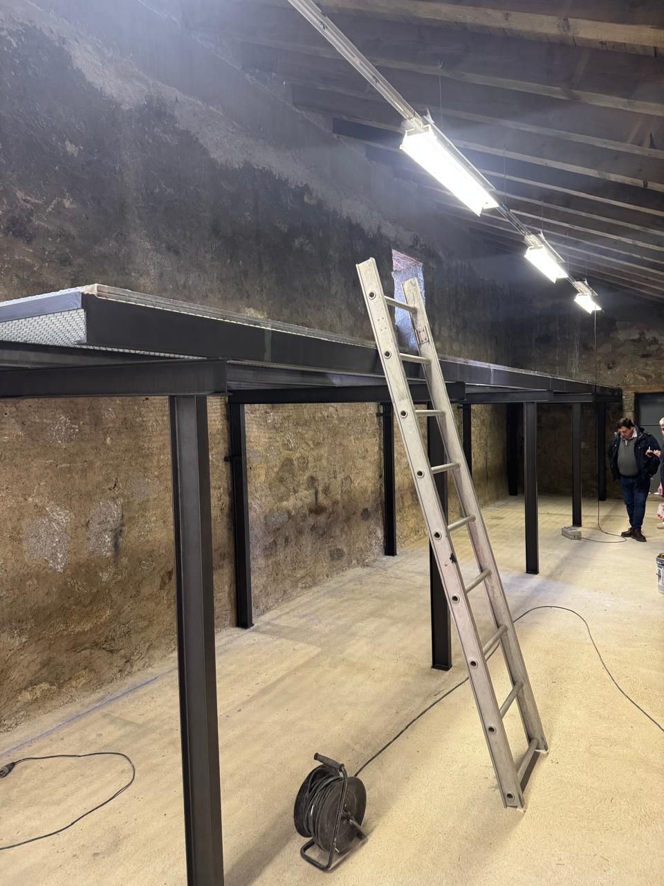 Obres a la Casa de colònies d'Engolasters 1