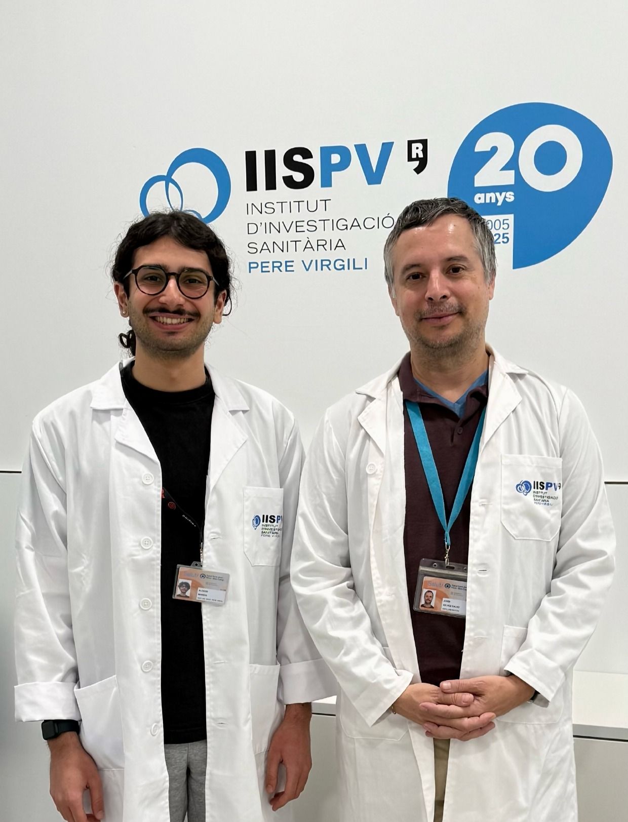 Els investigadors Alexios Manidis i Jordi Julvez, de l'equip NeuroÈpia