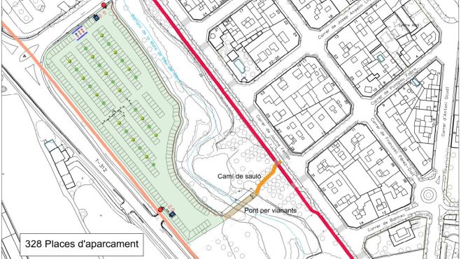 planols aparcament la parellada cambrils
