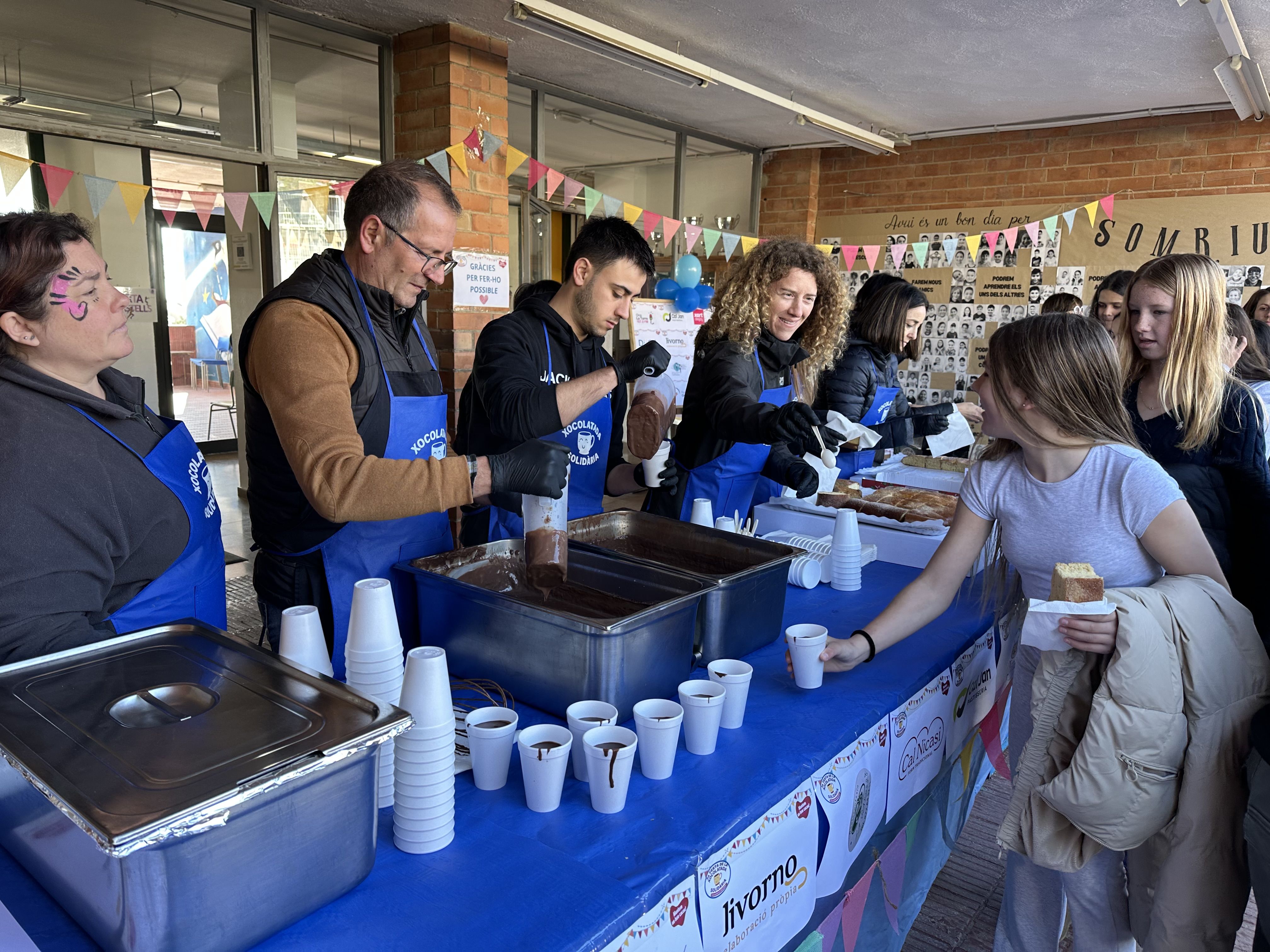 L'edició del 2025 de la Xocolatada Solidària Molí de Vent | FOTO: Anna F. / Ajuntament de Torredembarra