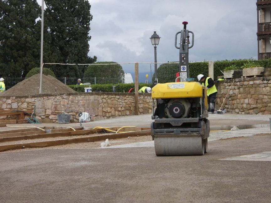 Obres al Parador Nacional de Turisme del Castell de la Suda de Tortosa 1