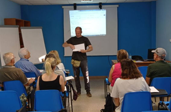 Imatge d'arxiu d'una classe de l'Escola d'Adults d'Altafulla