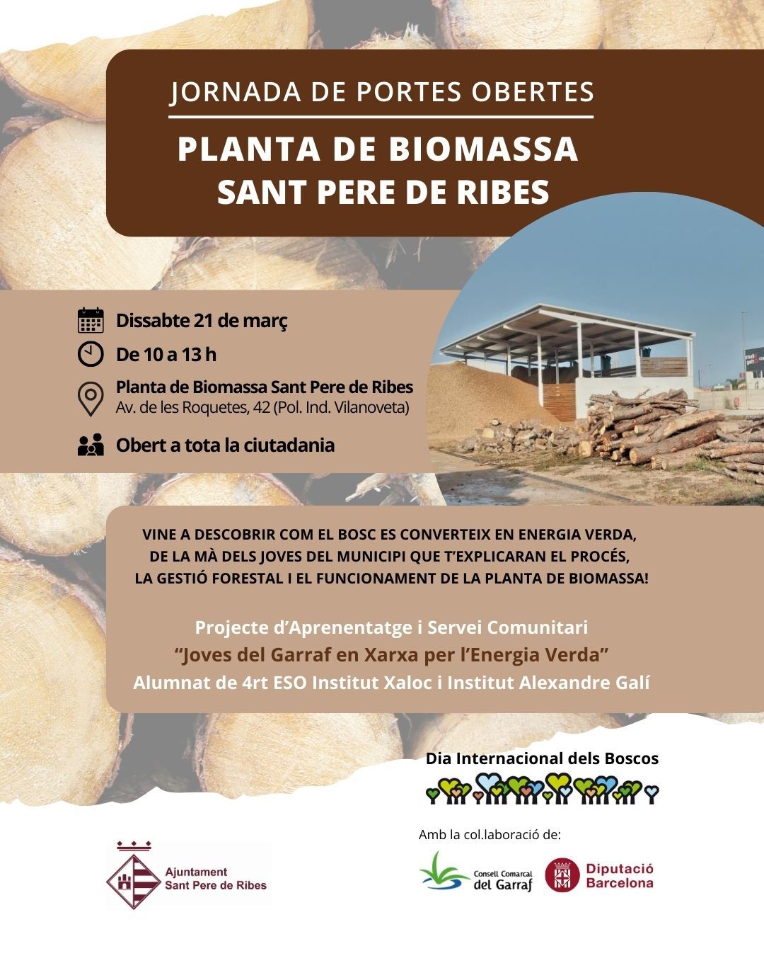 Jornada de Portes Obertes a la planta de Biomassa de Sant Pere de Ribes