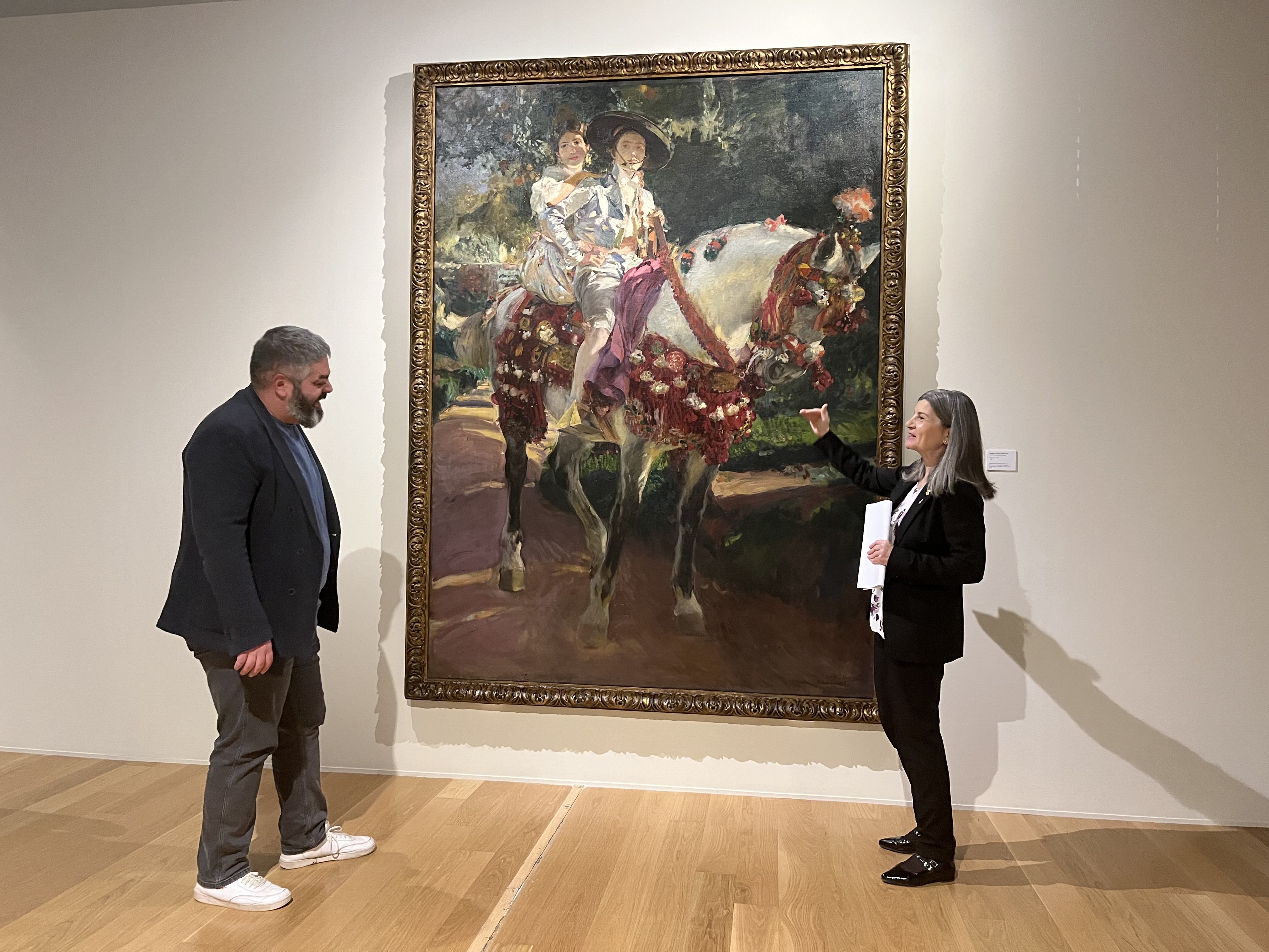 'Retrats d'Elena i María amb vestits valencians antics' de Joaquín Sorolla